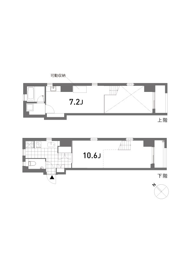 ソフィア・スクエア銀座 55.31㎡の間取り図