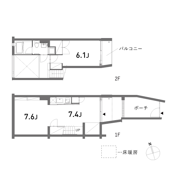 cabina 59.16㎡の間取り図