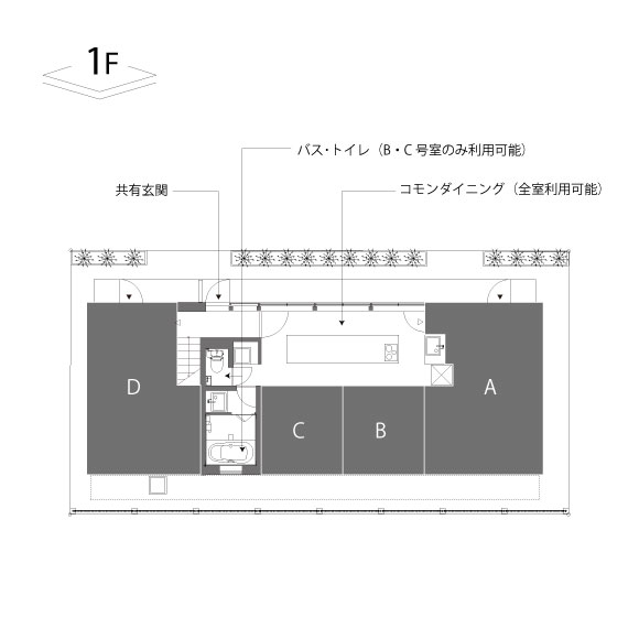 タケイハウス Aの間取り