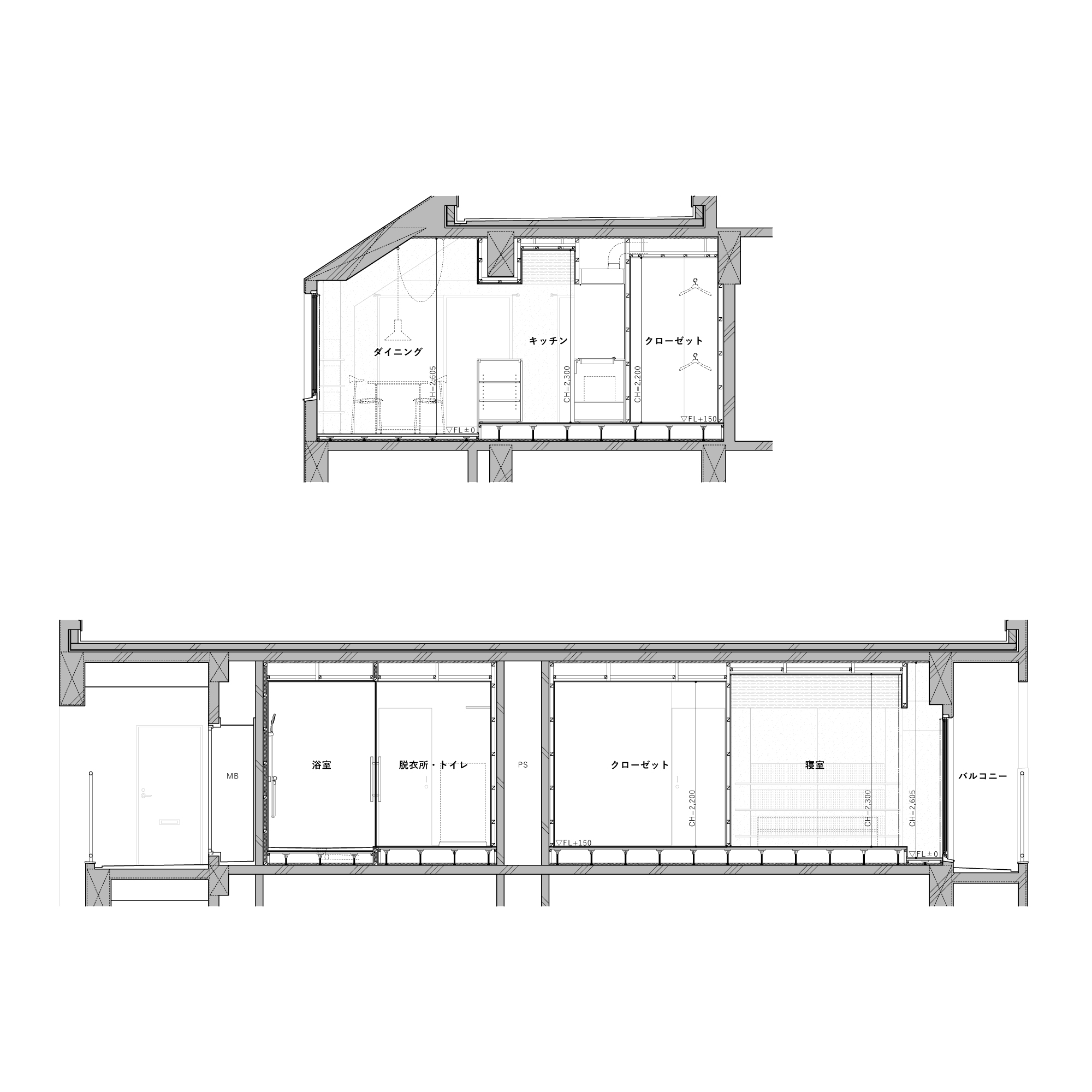 小金井中町マンションの間取り2