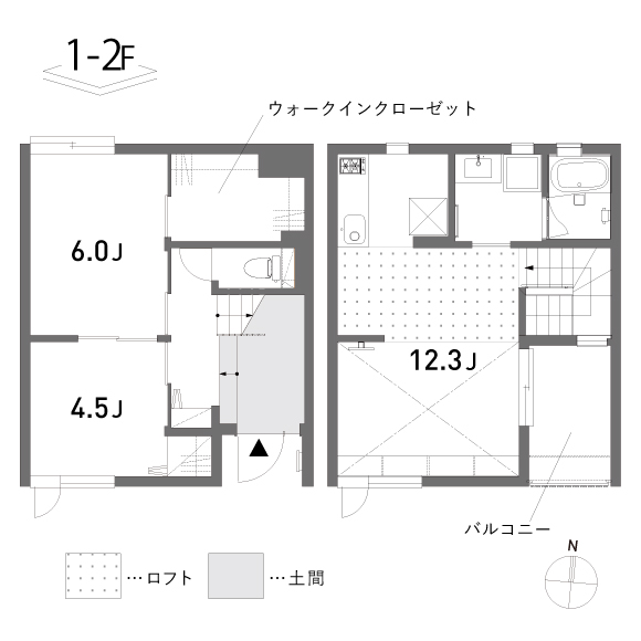 小日向ヒルテラス Bの間取り