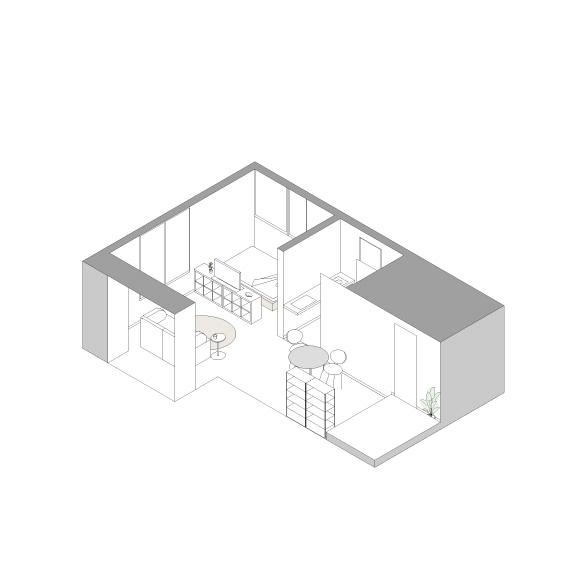 COLLAGE  HOUSE 201の間取り