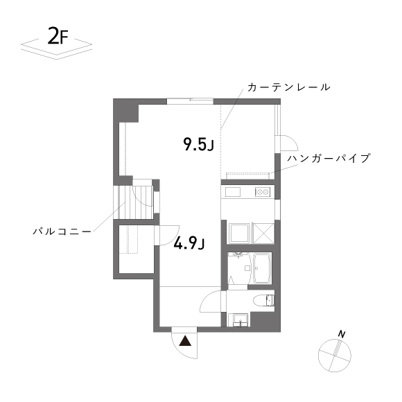 COLLAGE  HOUSE 37.03㎡の間取り図