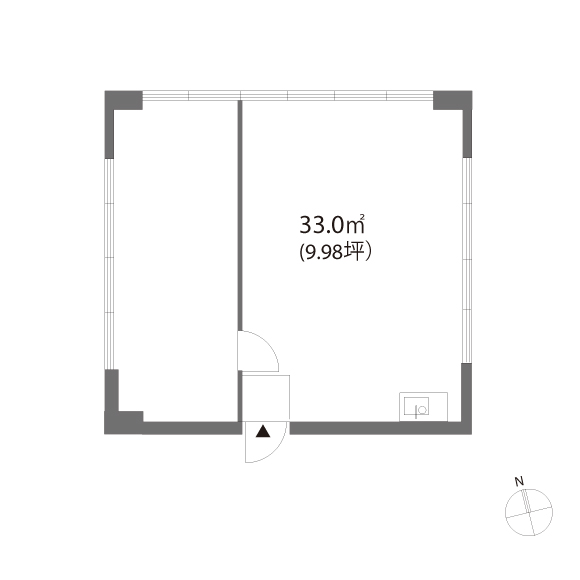 矢来第2ビル 3A302の間取り