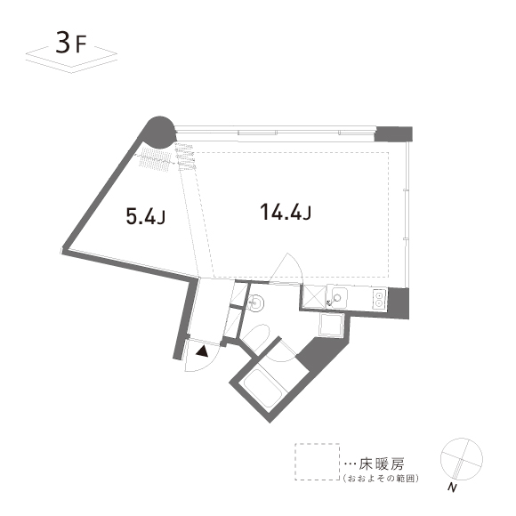 GROVE 304の間取り