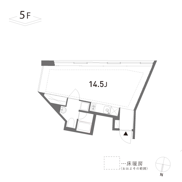 GROVE　204 34.20㎡の間取り図