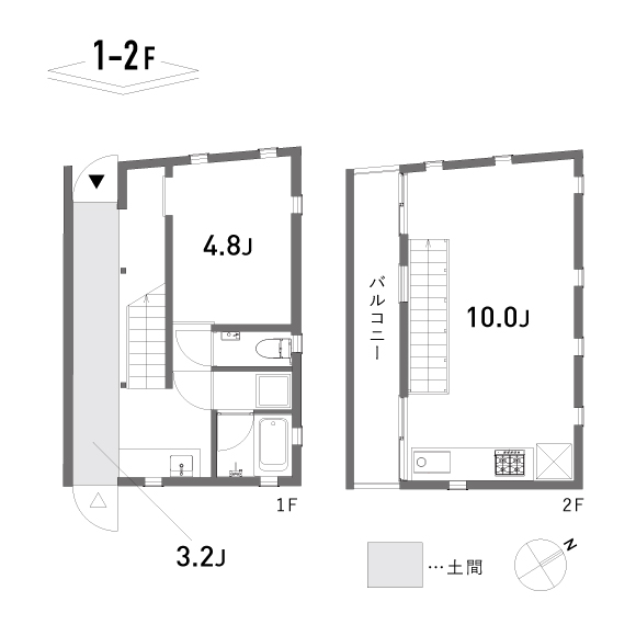MAISON K（1期） 48.93㎡の間取り図