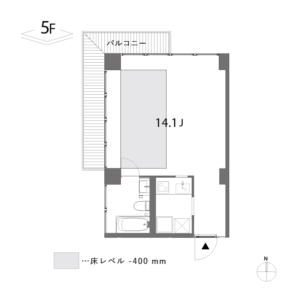 FRAMES 37.50㎡の間取り図