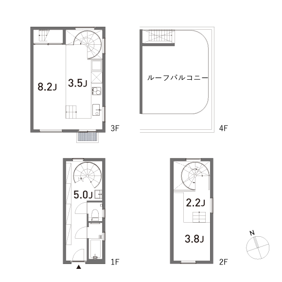 kap 47.92㎡の間取り図