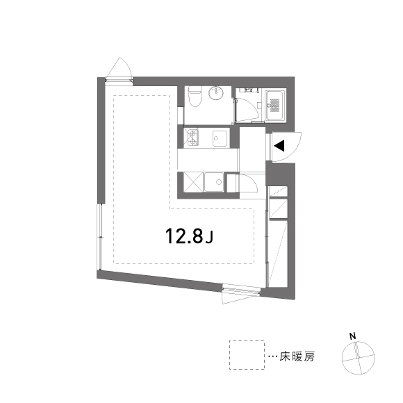 L 205 37.33㎡の間取り図
