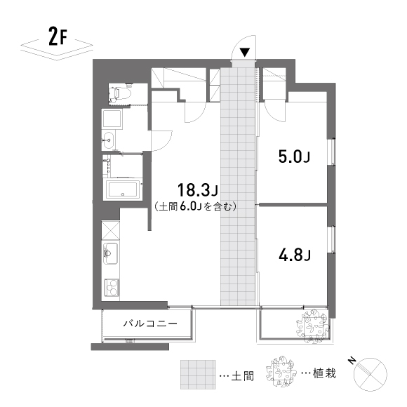 TREES 66.81㎡の間取り図