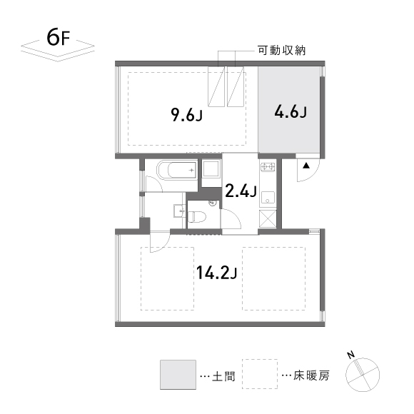 schirmberg 66.72㎡の間取り図
