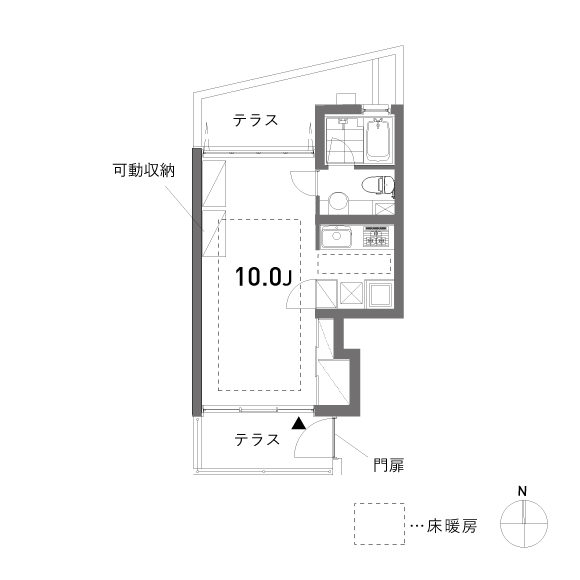 zephyr 101の間取り